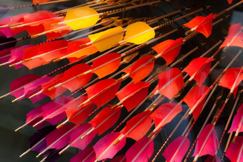 Colorful Arrows in Display
