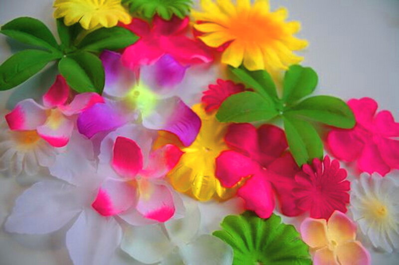 Colorful Artificial Flowers — Yellow