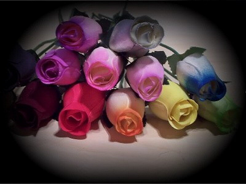 Colorful Artificial Roses