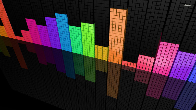 Colorful Audio Bars