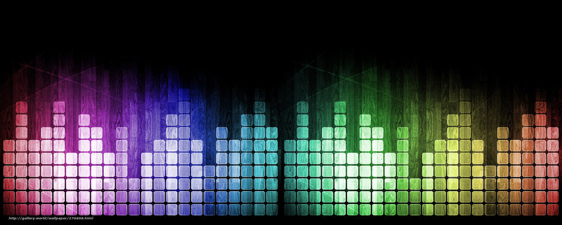 Colorful Audio Equalizer Bars — Purple