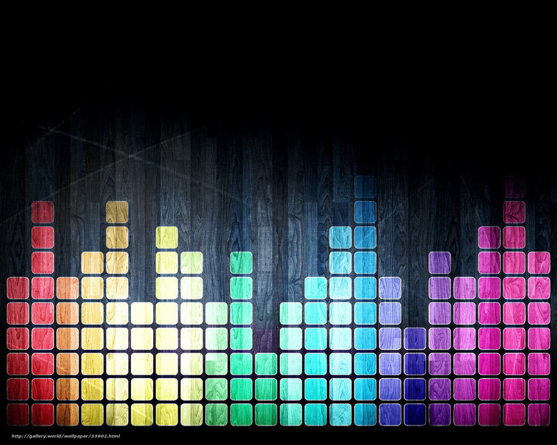 Colorful Audio Equalizer — Red