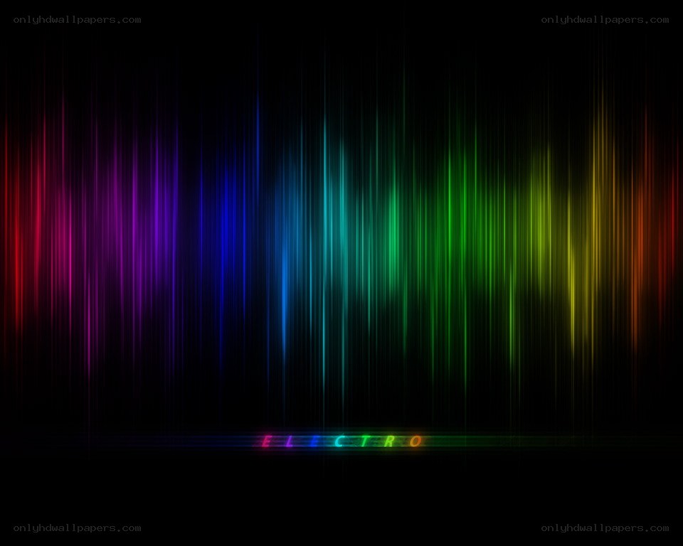 colorful audio spectrum