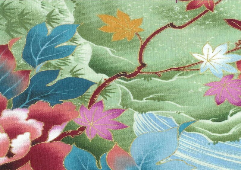 colorful autumn leaf pattern