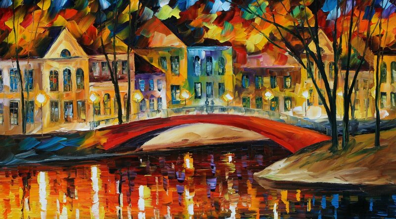 Colorful Autumn Town
