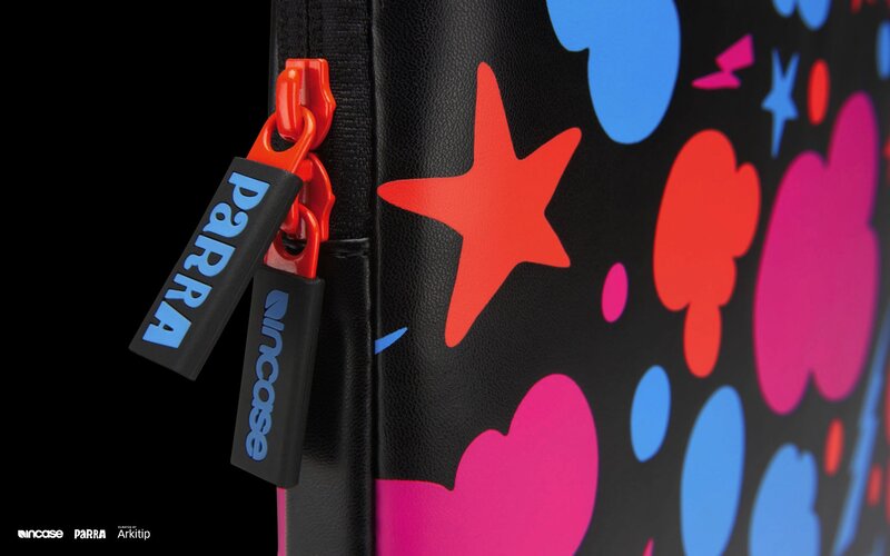 colorful bag with star pattern
