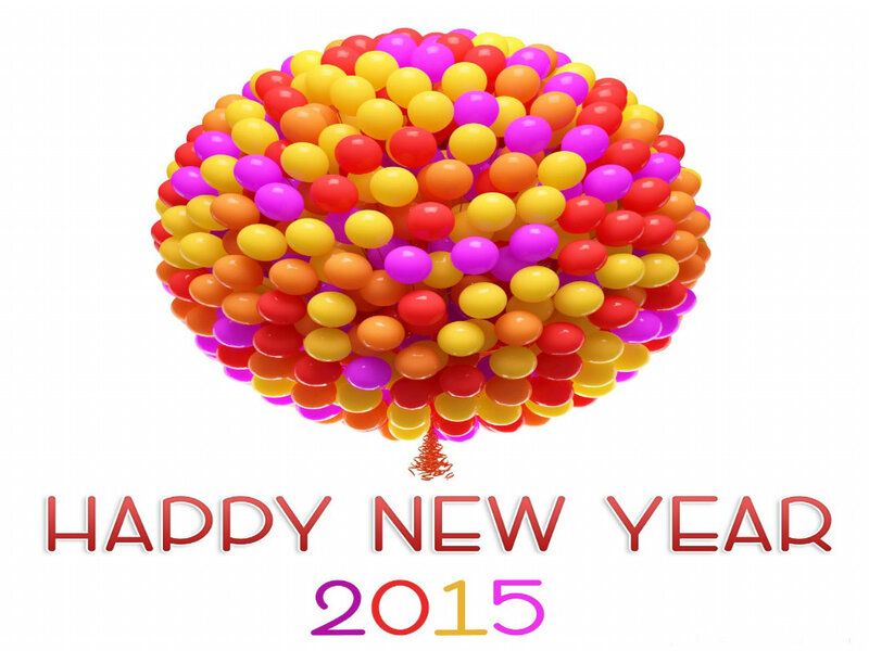 Colorful Balloon Cluster