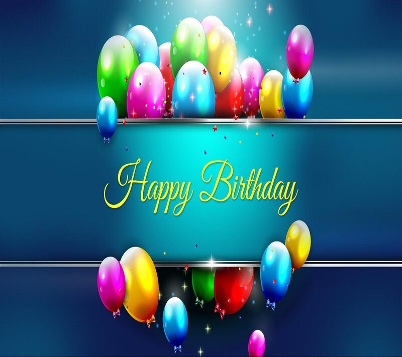 Colorful Balloons and Text
