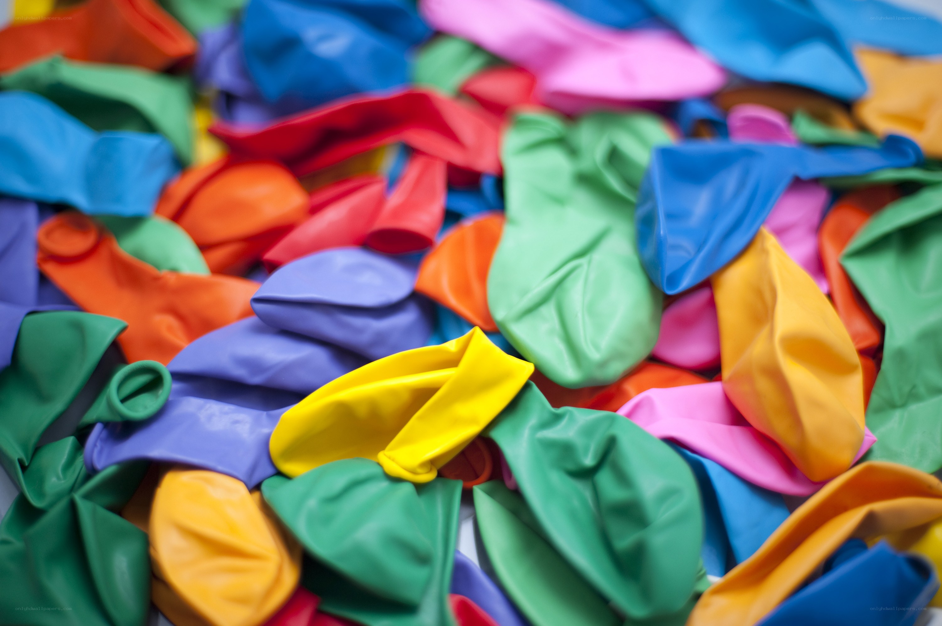 colorful balloons pile