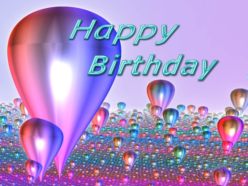 Colorful Balloons — Purple