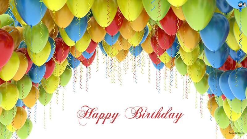 Colorful Balloons — Red, Festive