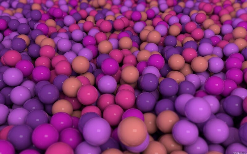 colorful balls in a pile