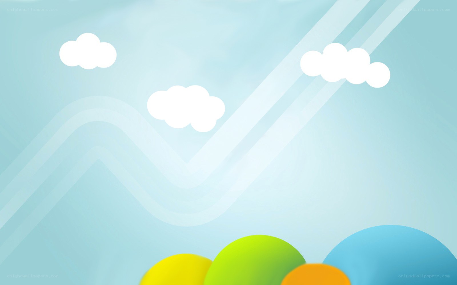 colorful balls under blue sky