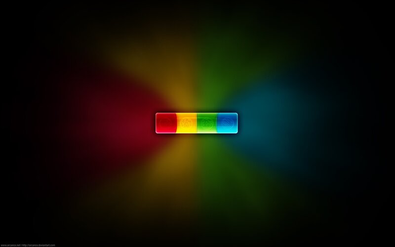 Colorful Bar on Dark Background
