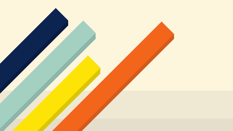 Colorful Bars on Background — Orange
