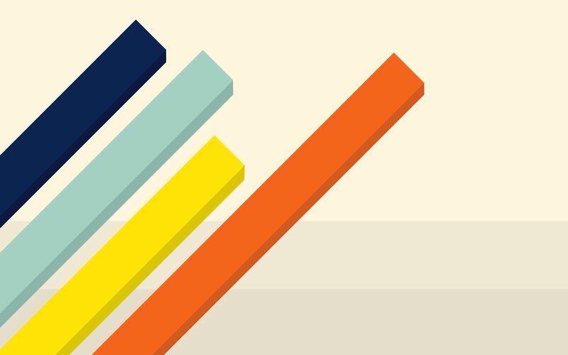 Colorful Bars on Background