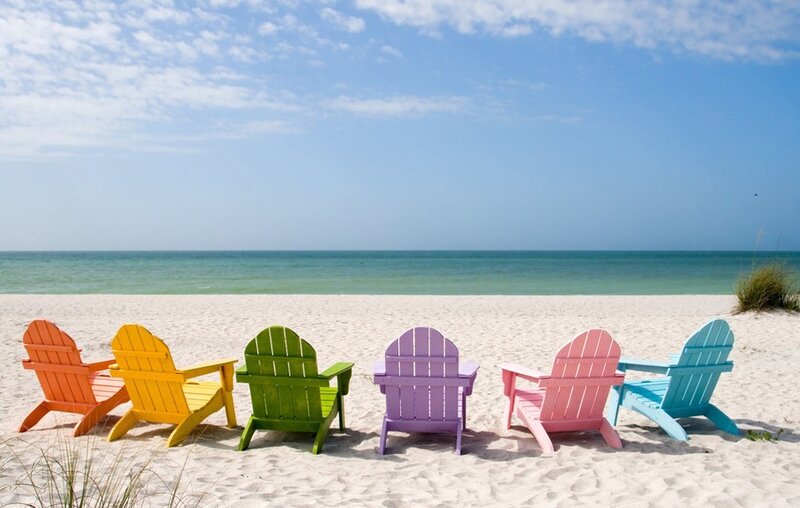 Colorful Beach Chairs