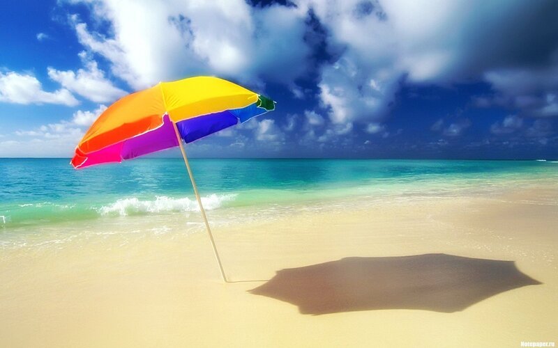 Colorful Beach Umbrella