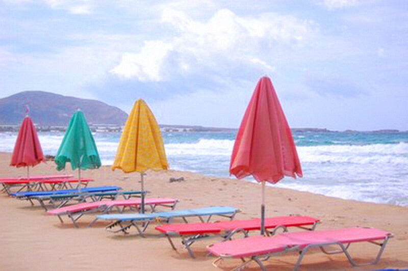 Colorful Beach Umbrellas