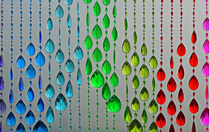 Colorful Beaded Curtain