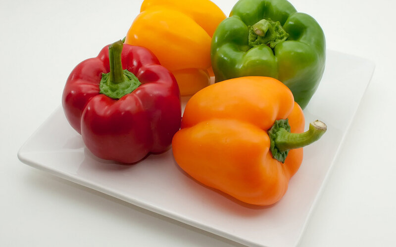 Colorful Bell Peppers — Red
