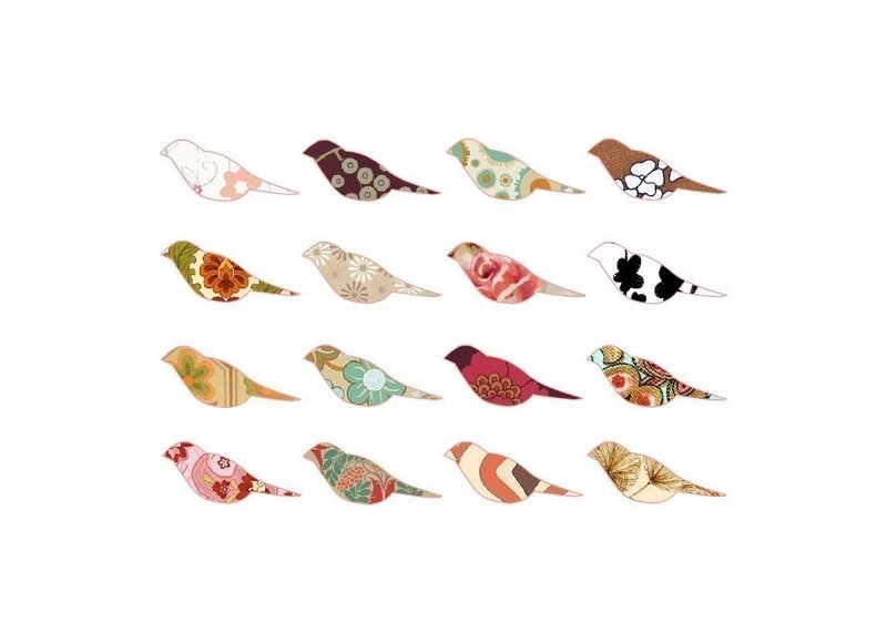 colorful bird patterns