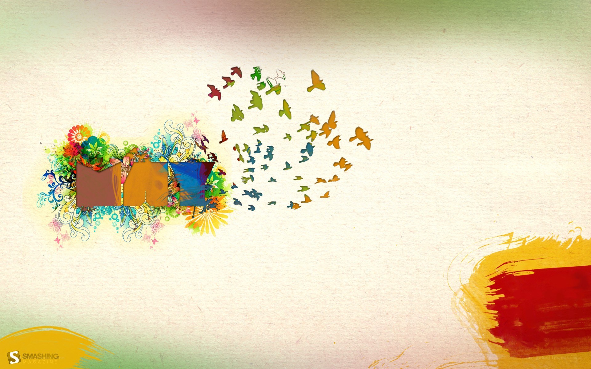 colorful birds flying from book