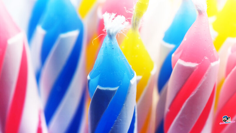 Colorful Birthday Candles