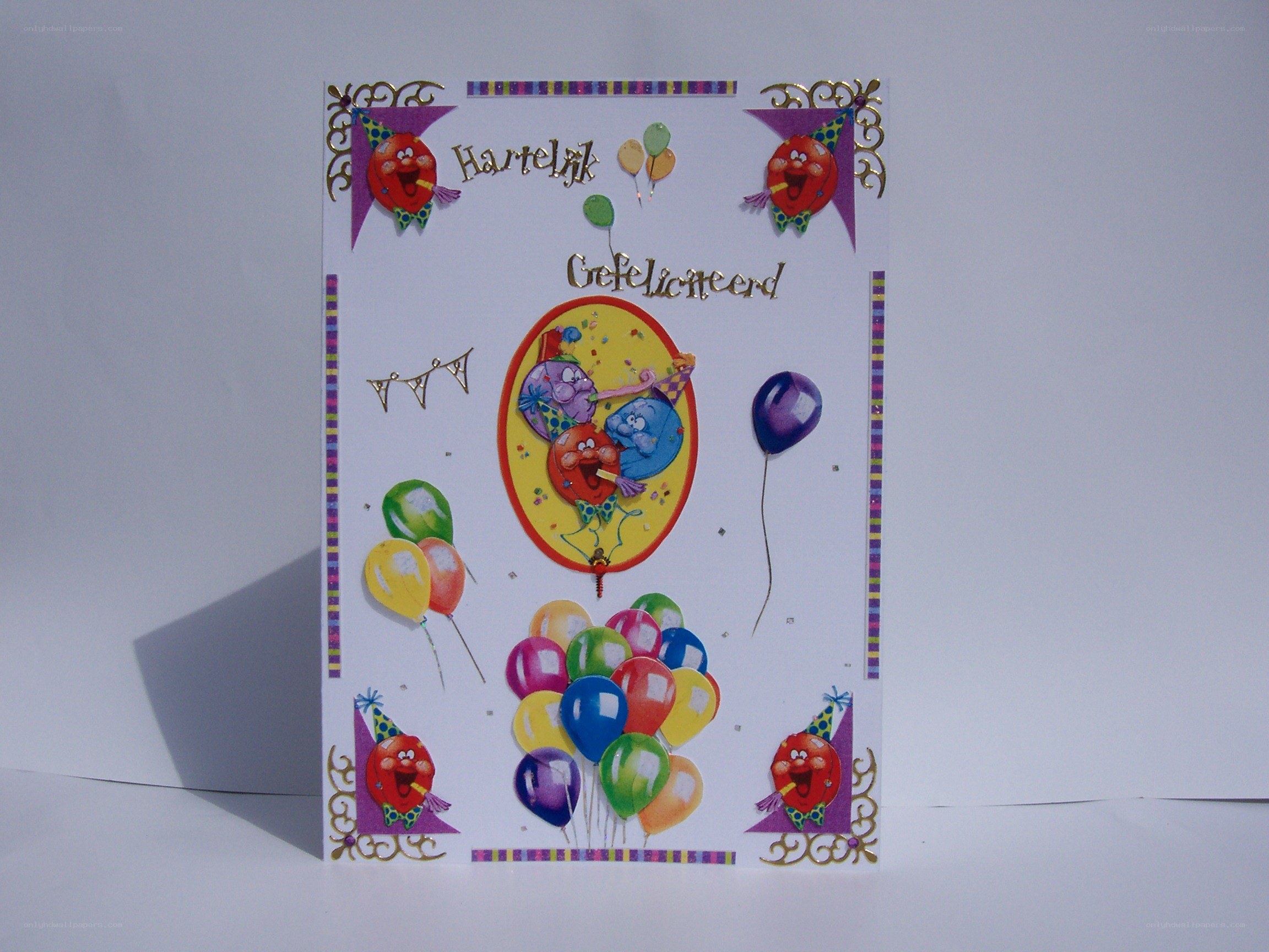colorful birthday card