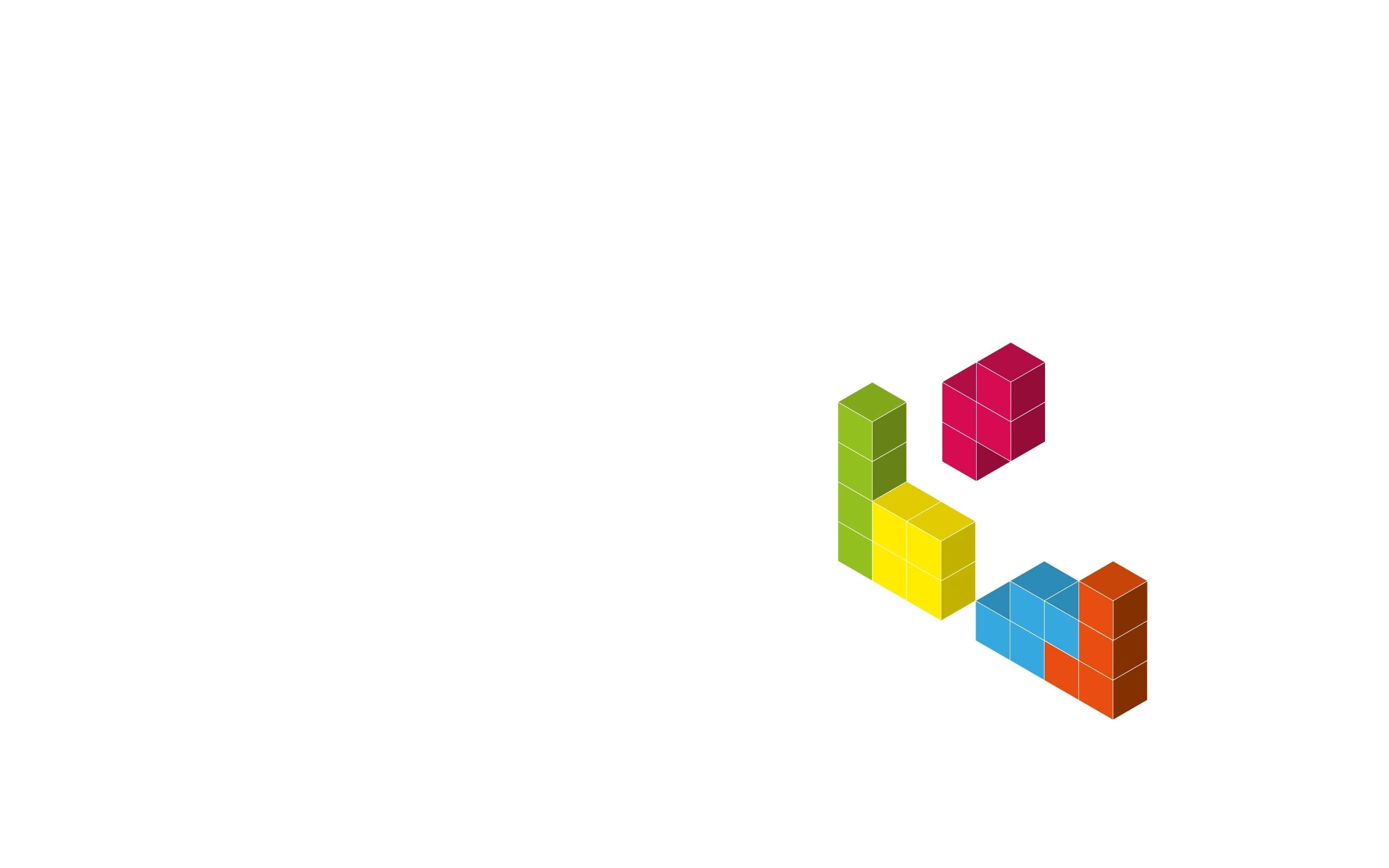 colorful block puzzle pieces