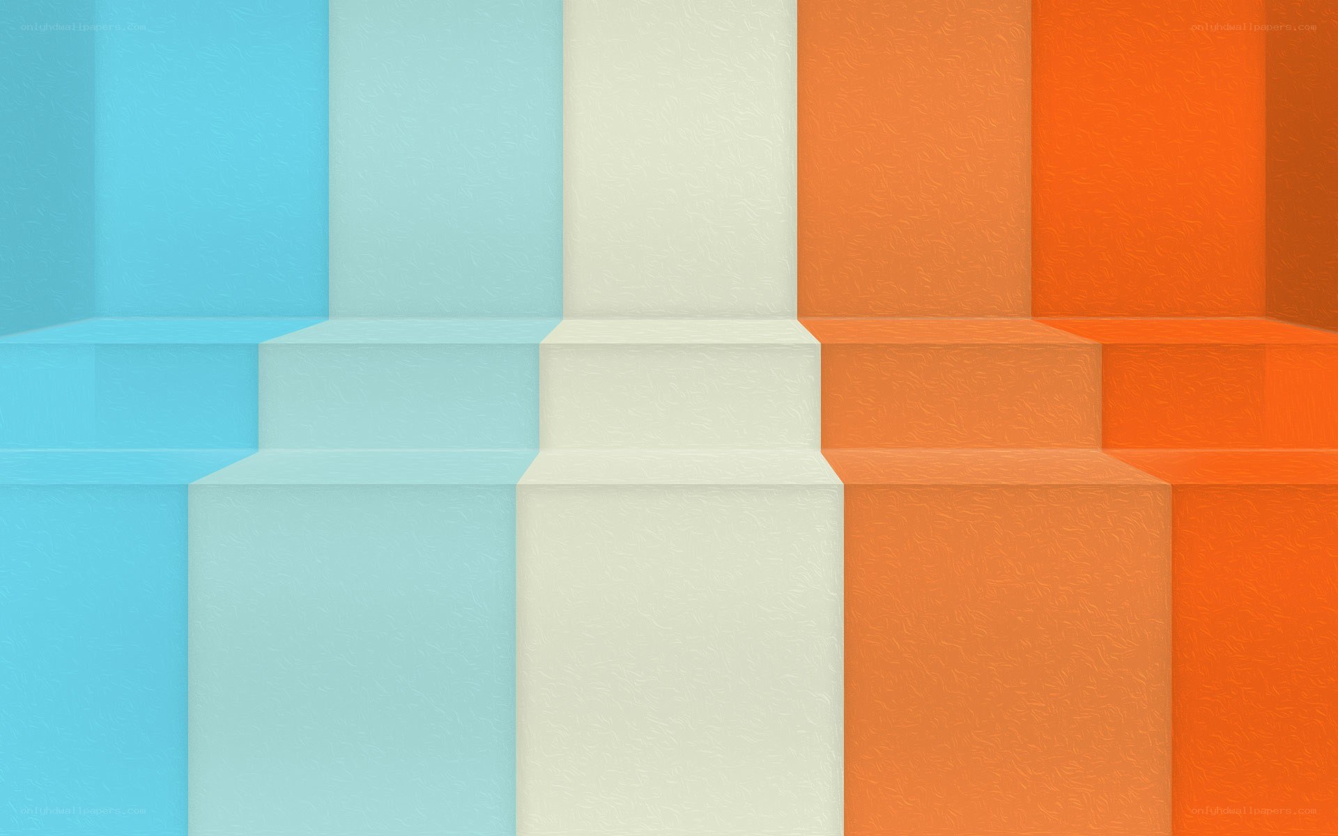 Colorful block steps
