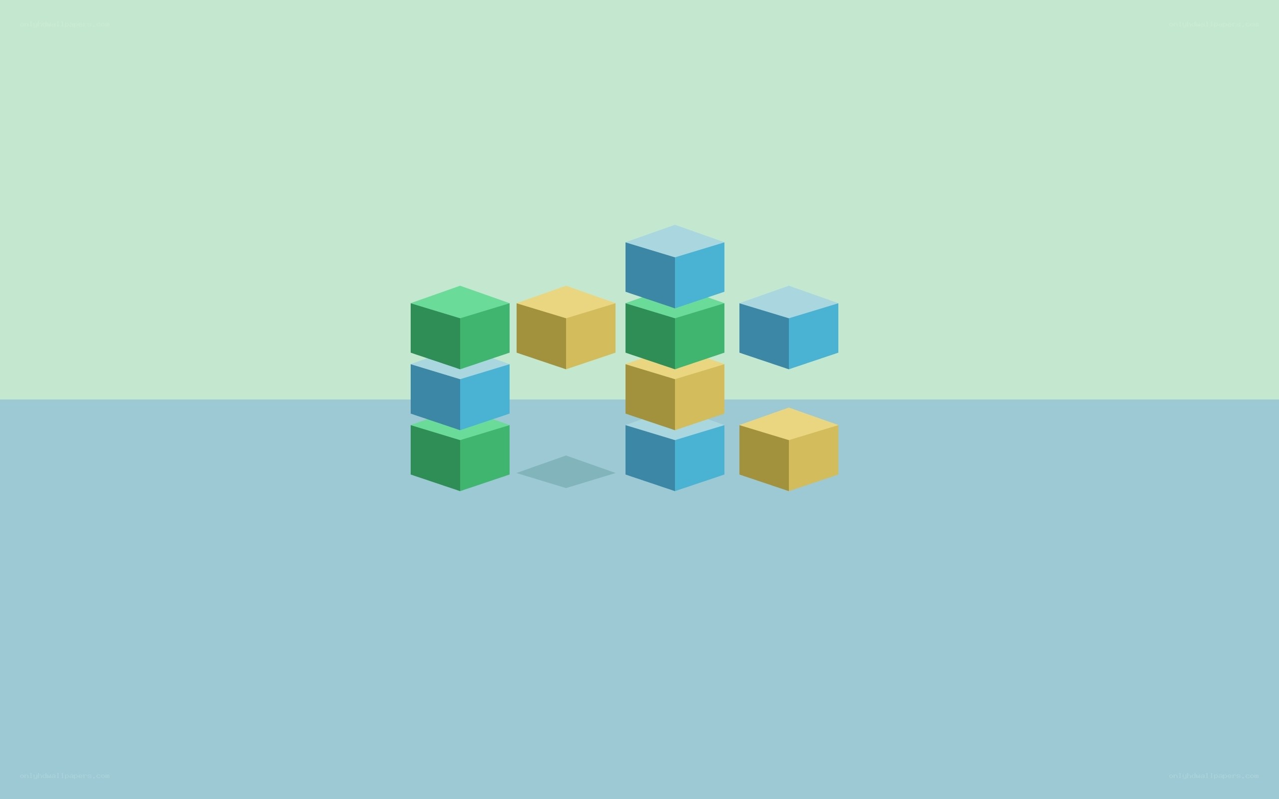 colorful block structures
