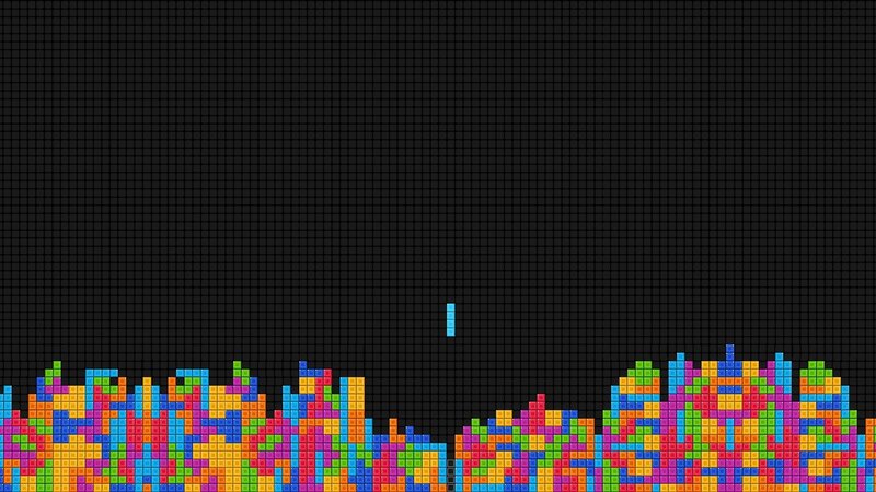 Colorful Blocks in Game — Black