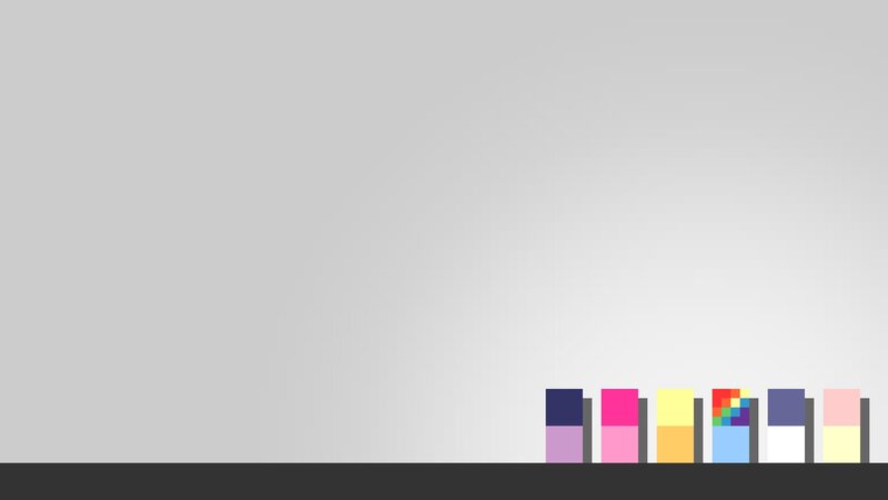 Colorful Blocks on Gray