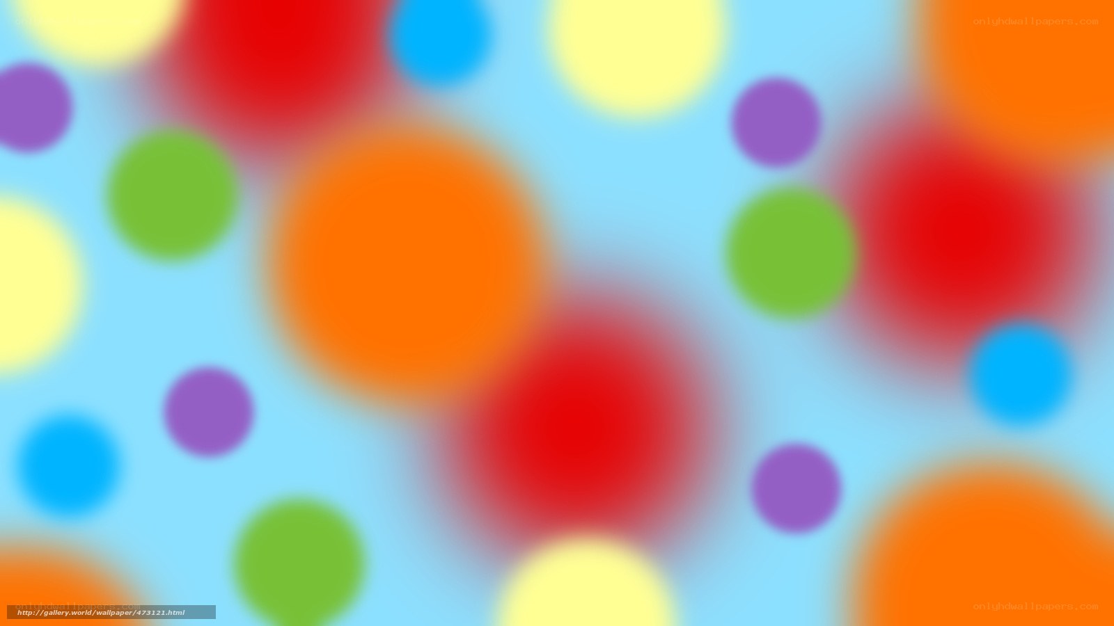 colorful blurred circles