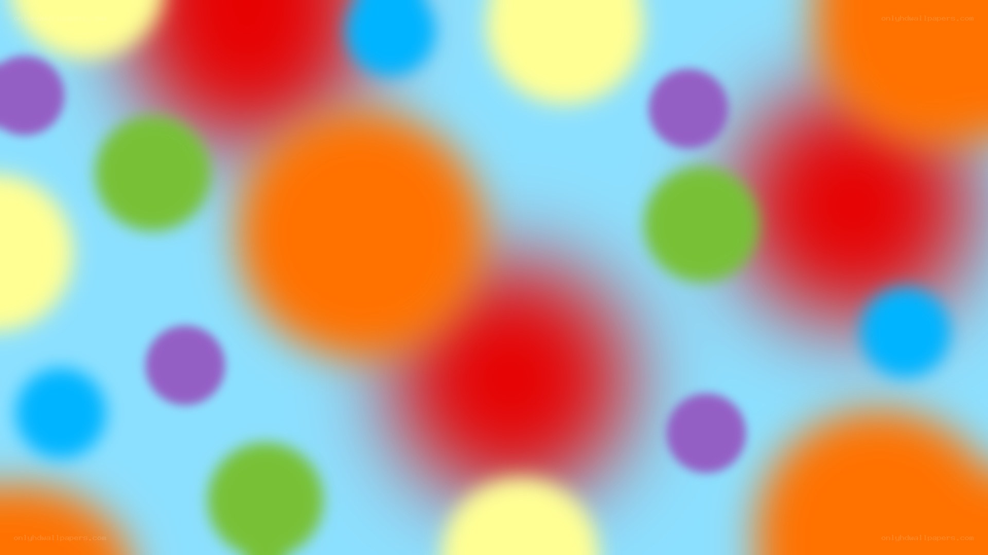 colorful blurred circles