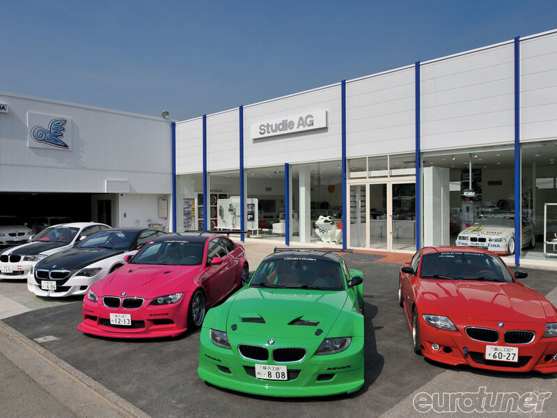 Colorful BMWs at Studie AG