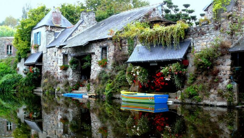 Colorful Boat in Canal