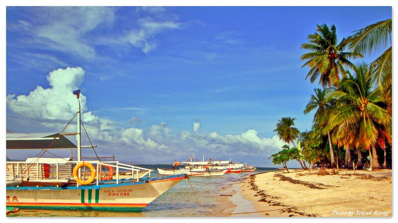 Colorful Boat on Beach