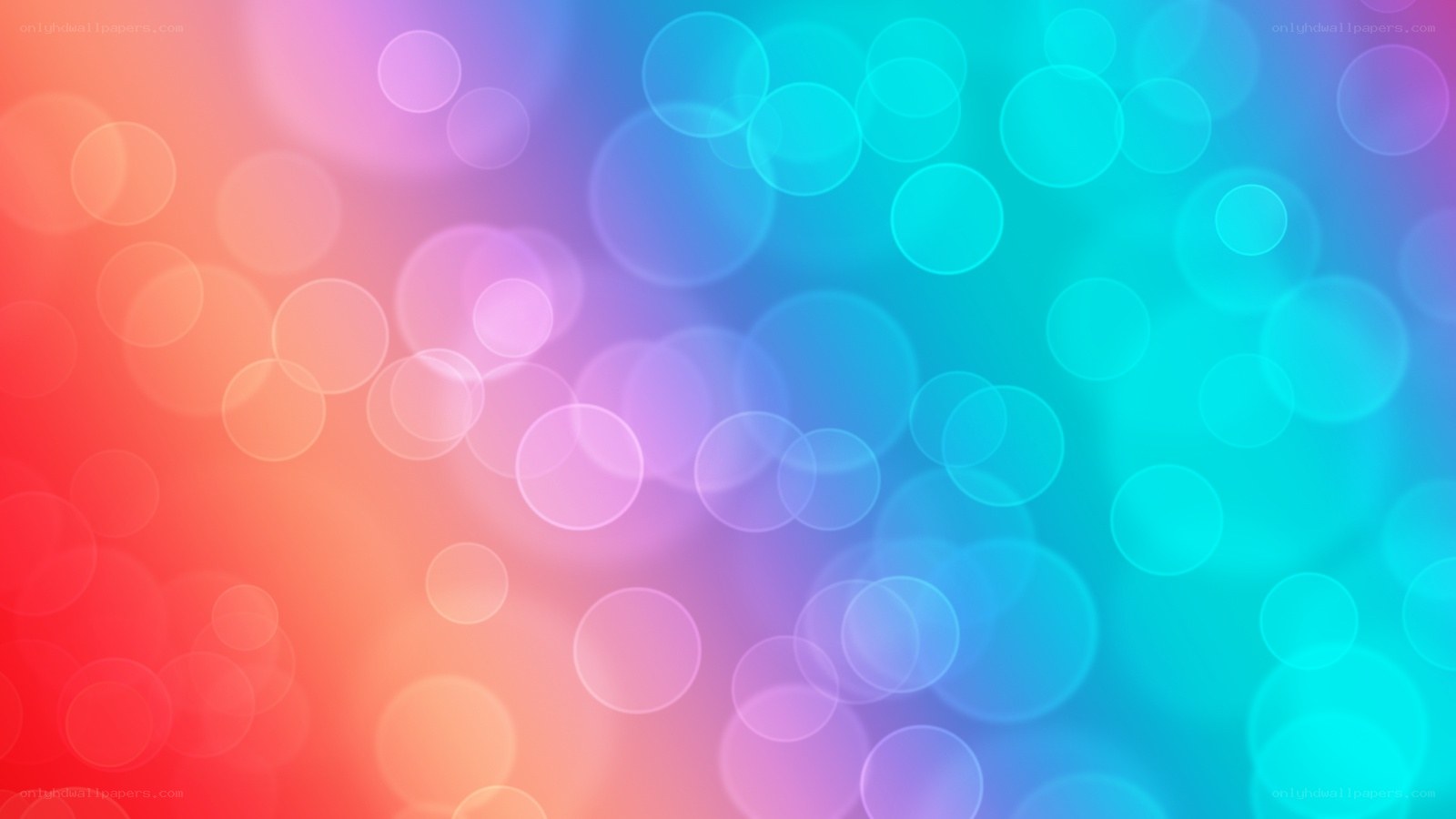 colorful bokeh background