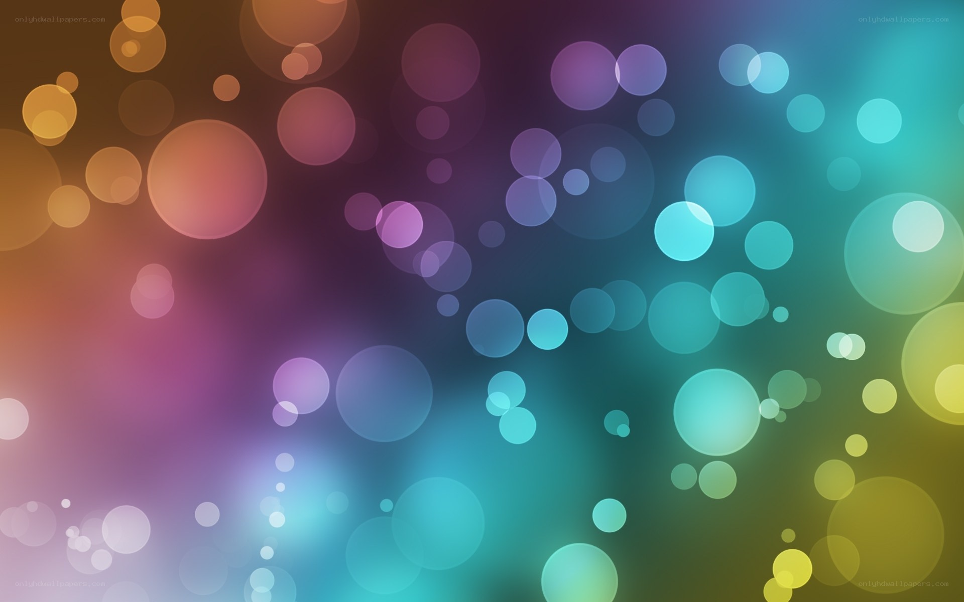 colorful bokeh background