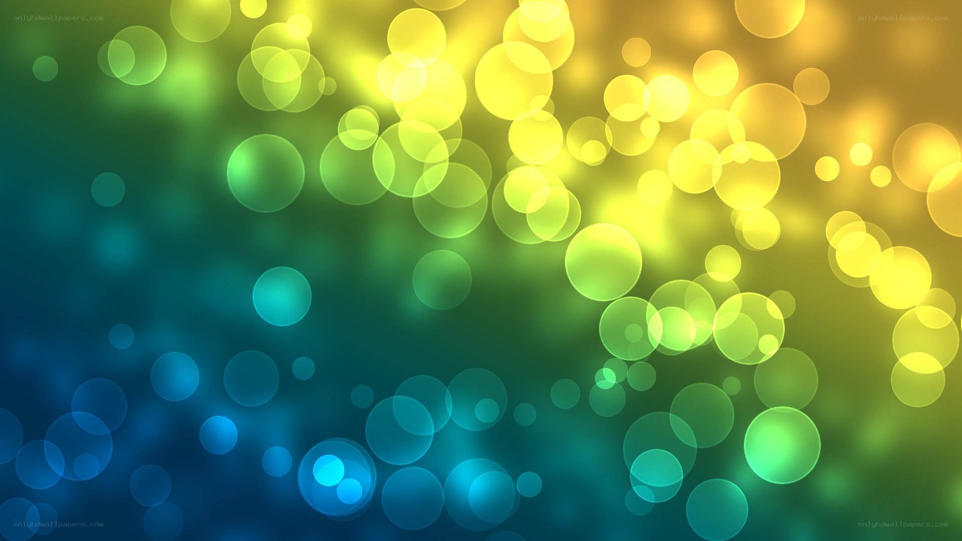 colorful bokeh background