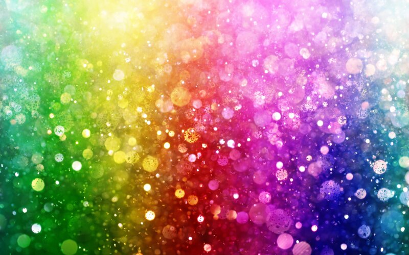 Colorful Bokeh Background — Green