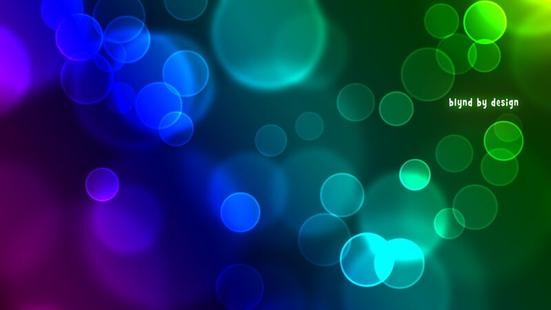Colorful Bokeh Circles — Blue, Vibrant, Abstract, Light, Glow