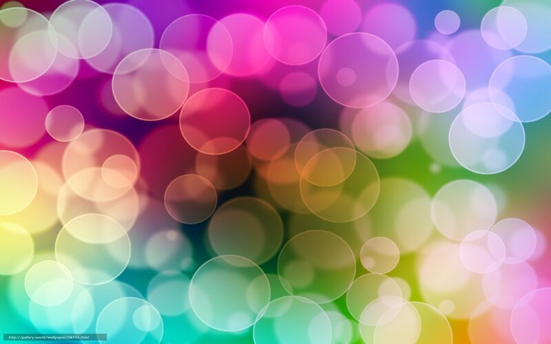 Colorful Bokeh Circles — Pink, Vibrant