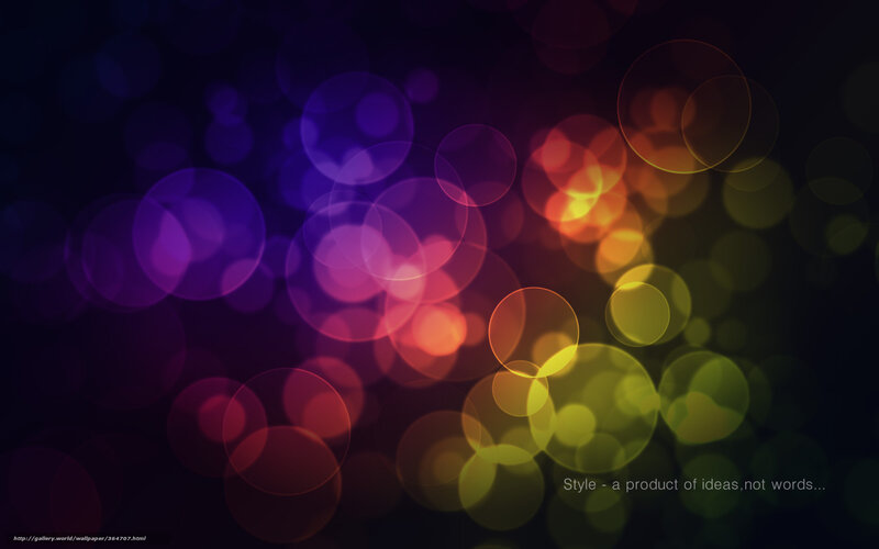 Colorful Bokeh Circles — Purple, Dreamy, Abstract, Light