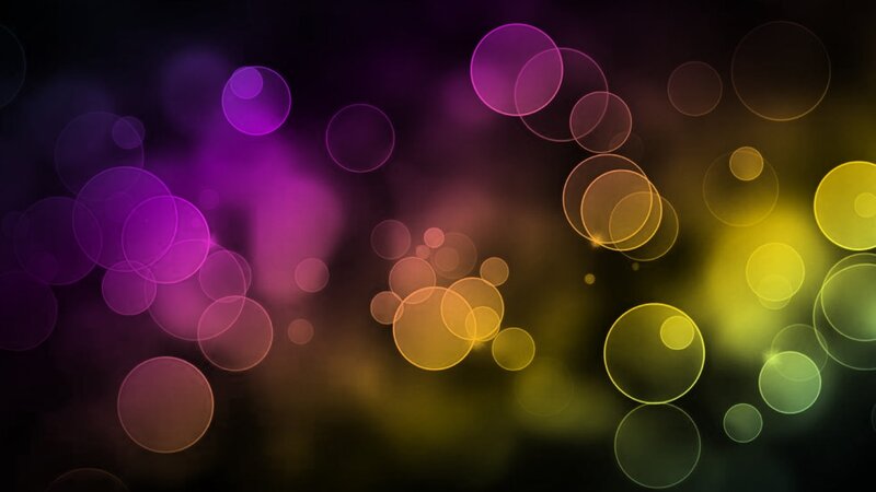 Colorful Bokeh Circles — Purple, Dreamy