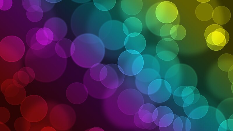 Colorful Bokeh Circles — Purple, Vibrant, Abstract, Light