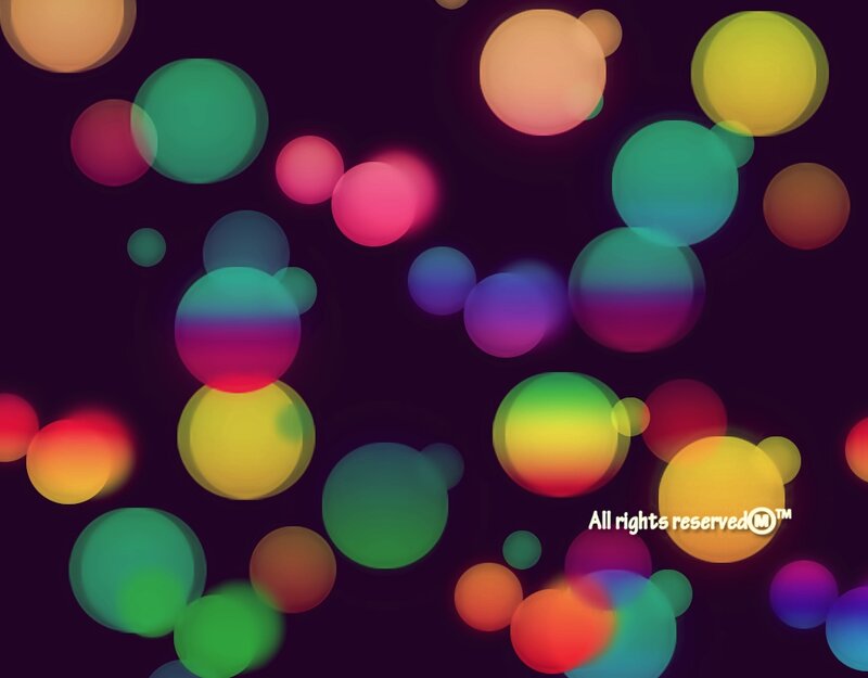 Colorful Bokeh Circles — Purple, Vibrant, Abstract