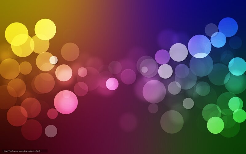 Colorful Bokeh Circles — Yellow
